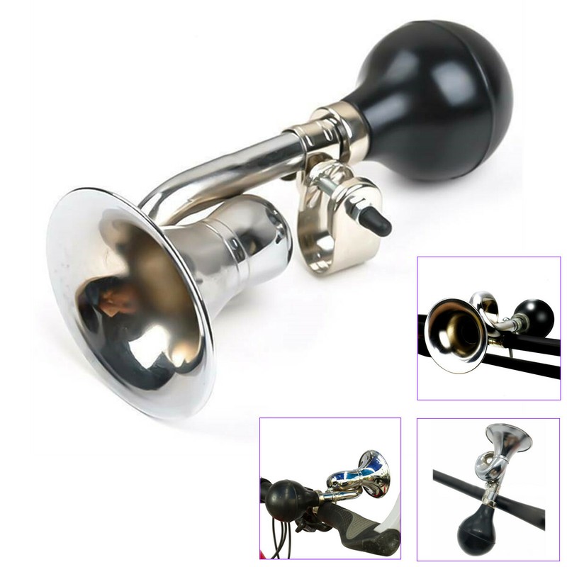 Loud Bicycle Handlebar Retro Clown Vintage Hooter Bugle Horn Bike Squeeze Bulb