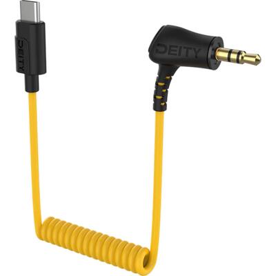 Deity Microphones C21 3.5mm TRS to USB-C Coiled Audio Cable #DTS0286D65