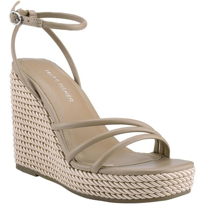 Marc Fisher Womens Zeki Brown Wedge Heels Shoes 10 Medium (B,M) BHFO 2510