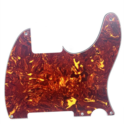 5 Holes Tele/Telecaster Pickguard Scratch Plates for Esquire Vintage Tortoise