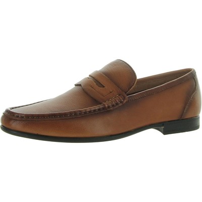 Мужские лоферы-слипоны Steve Madden из коричневой кожи Korbin 8 Medium (D) BHFO 4841