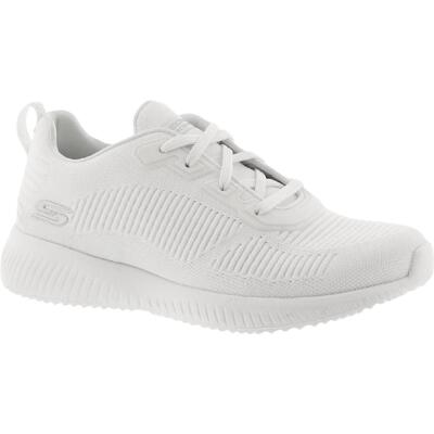

Белые кроссовки и кроссовки Skechers Womens Bobs Squad-Tough Talk 6268, Белый