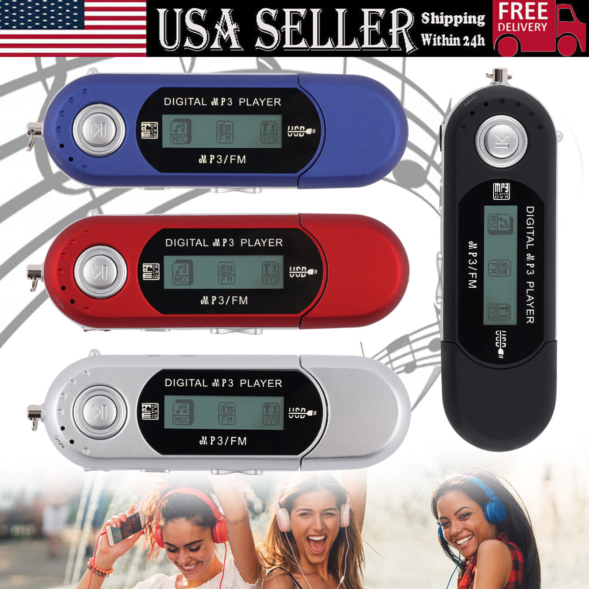Media Fm Radio Recorder Usb Music Speakers 32gb