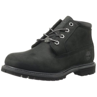 

Черные повседневные ботильоны Timberland Womens Nellie 9 Medium (B,M) BHFO 4494, Черный