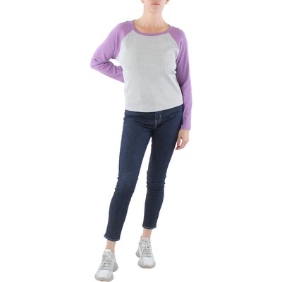 

Женская фиолетовая футболка с длинными рукавами FCT Basics Top Plus  BHFO 4397, Lavender combo