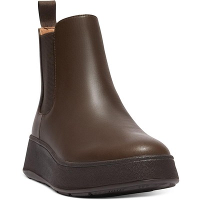 Женские ботинки Челси F-Mode коричневого цвета Fitflop 7.5 Medium (B,M) BHFO 6065