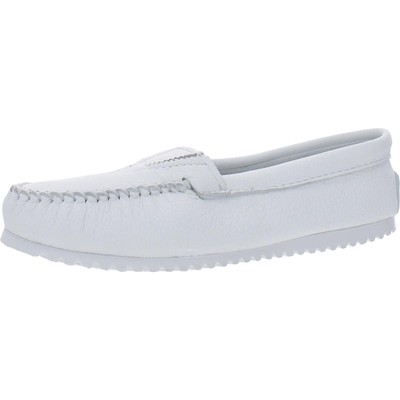 Женские мокасины Minnetonka из белой кожи цвета сливочного масла, 8 узких (AA,N) BHFO 8903