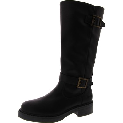 Женские черные сапоги до колена с пряжкой Blowfish Shoes 8 Medium (B,M) BHFO 1976