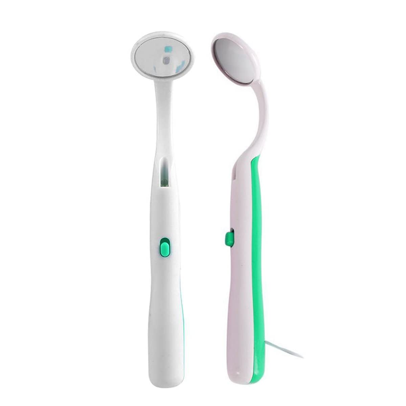 Espejo Dental Con Luz LED De Inspección De Dientes Herramienta Bucal Dentista