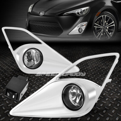 ДЛЯ 13-16 SCION FRS/FT86/GT86 С ПРОЗРАЧНЫМИ ЛИНЗАМИ OE ВОДИТЕЛЬСКАЯ ПАРА ПРОТИВОТУМАННЫХ ФАР + ПЕРЕКЛЮЧАТЕЛЬ