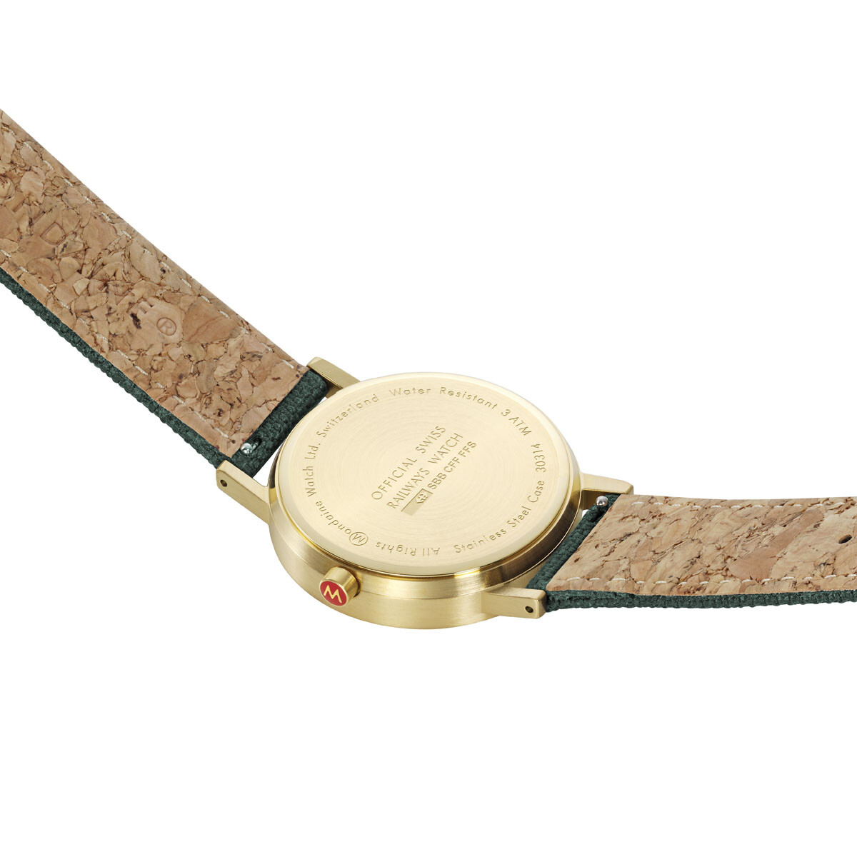 Pre-owned Mondaine Women's Watch Classic Wrist Watch 1 13/32in A660.30314.60sbs Textile