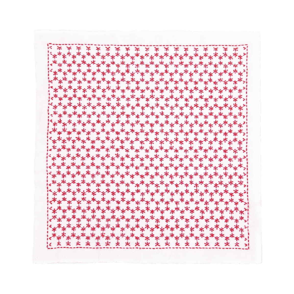 Olympus stamped Hitomezashi Sashiko stitch kit 
