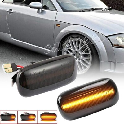2x Dynamic LED Side Marker Light Turn Signal Kit for Audi A4 S4 B6 B7 A6 A8 C5