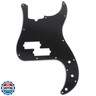 Musiclily Pro 13 Hole P Bass Precision Bass Pickguard for 4 String Precision Bass Guitar Modern Style, 3Ply Black