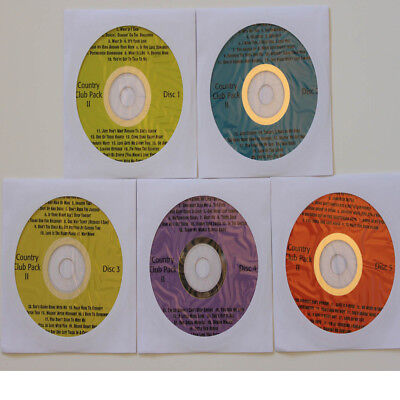 KARAOKE CD+G 5 Discs from Music Maestro COUNTRY Club Pack # 2 new 