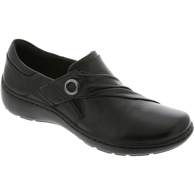 Женские мокасины-слипоны Clarks Cora Aubrie черного цвета, 8 средних размеров (B,M), BHFO 6176