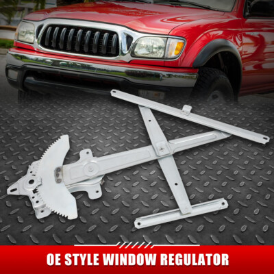 ДЛЯ 95-04 TOYOTA TACOMA ПЕРЕДНИЙ ЛЕВЫЙ СТЕКЛОПОДЪЕМНИК СО СТОРОНЫ ВОДИТЕЛЯ С ЭЛЕКТРОПРИВОДОМ без ДВИГАТЕЛЯ