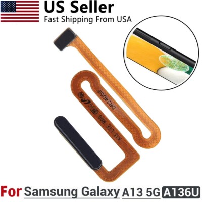 OEM Power Button Fingerprint Sensor Flex Cable For Samsung Galaxy A13 5G A136U