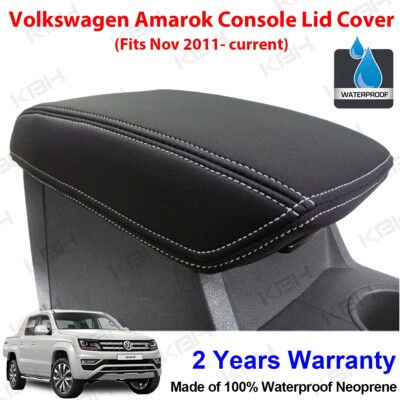 Fit 2011-2022 VW Amarok Neoprene Wetsuit Console Lid Armrest Cover Waterproof