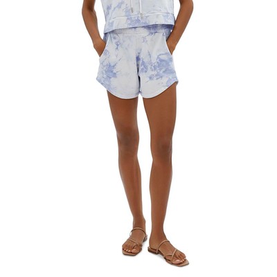 

Jonathan Simkhai Женские повседневные шорты Evie Blue Tie-Dye Loungewear  BHFO 7108, Sky tie-dye
