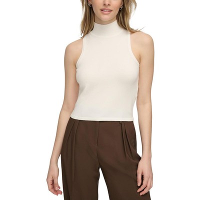 Женская белая рубашка-пуловер без рукавов с имитацией шеи Calvin Klein S BHFO 1029