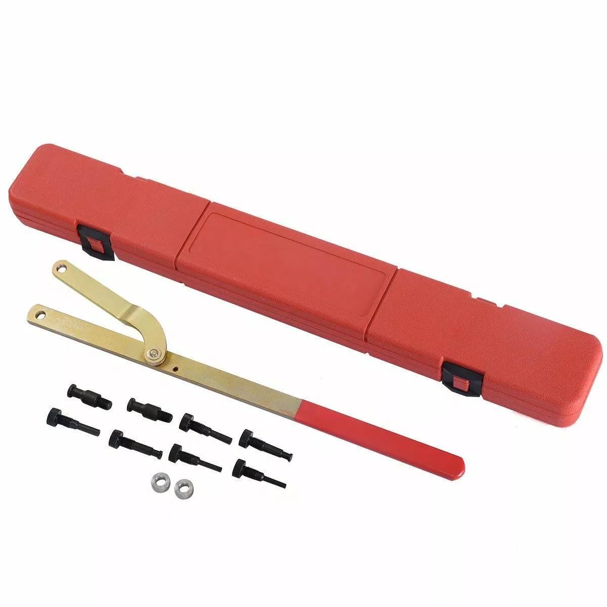 Universal Camshaft Pulley Fan Clutch Alignment Removal Holder Wrench Tool Set
