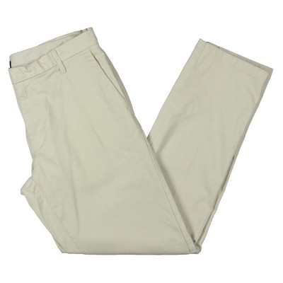 

Брюки чинос мужские DKNY Bedford бежевые прямые со средней посадкой  BHFO 7467, Silver birch