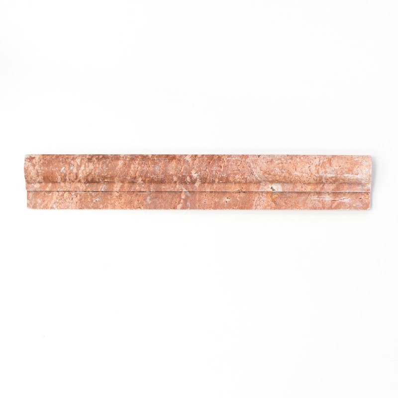 Naturstein KÃ¼Che Bad BordÃ¼Re Wand Boden Rosso Rose Antik Travertine|Wbprof-45348