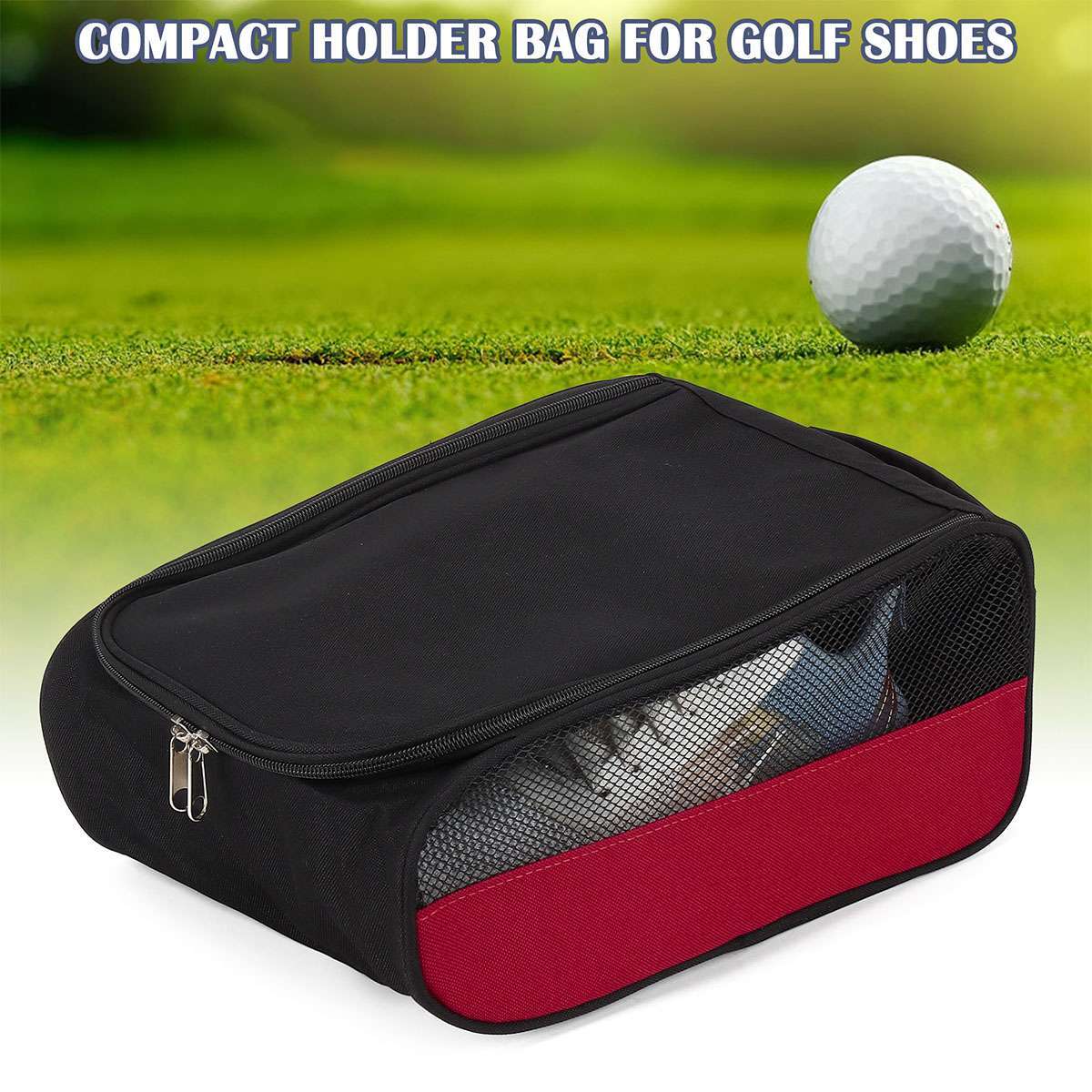 Oxford Golf Shoe Bag Portable Breathable Large Capacity Shoes Storage Bags Case