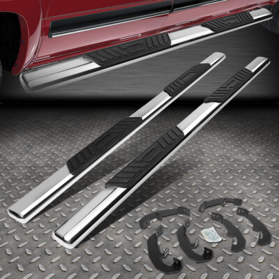 ДЛЯ 19-21 SILVERADO SIERRA С УДЛИНЕННОЙ КАБИНОЙ 5-СТУПЕНЧАТЫЕ ПОДНОЖКИ NERF BAR Хромированные