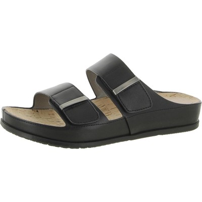 Женские босоножки Naturalizer CLEO Black Slide Sandals 9 среднего размера (B,M) BHFO 2780