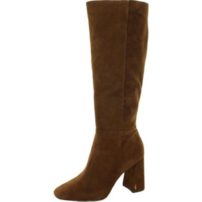 

Sam Edelman Женские коричневые сапоги до колена Clarem 7,5 Medium (B,M) BHFO 2226, Brown suede