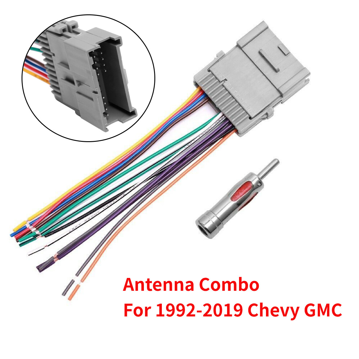 For GMC Chevy Buick Pontiac Car Stereo Radio Wiring Harness Antenna