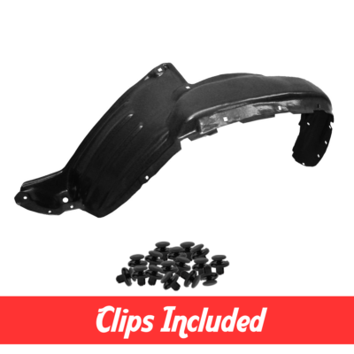 Front Driver Side Fender Liner w/ Clips For 2005-2011 Toyota Tacoma TO1248135