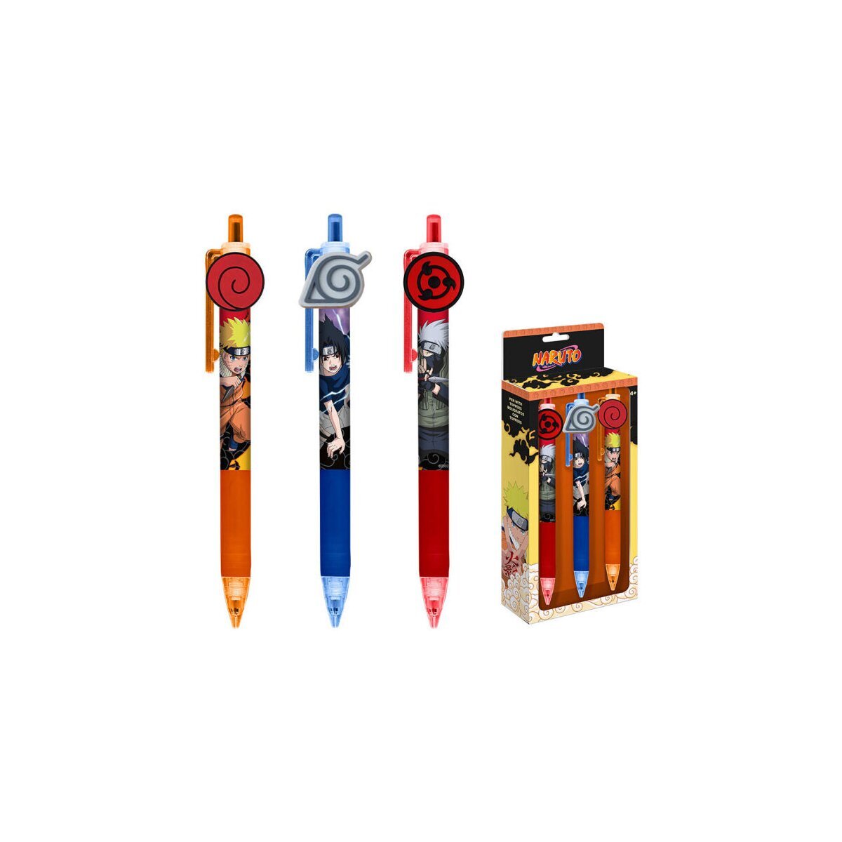 Naruto 3-teiliges Stift-Set – Ideal für Fans der Anime-Serie