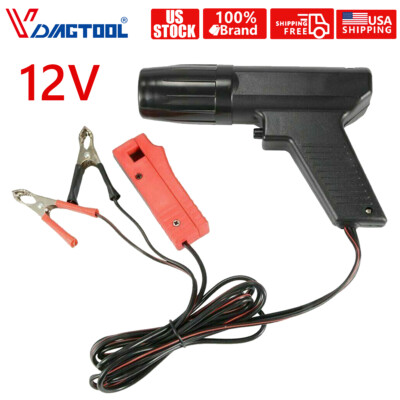 Engine Timing Light Gun 12V Ignition Auto Timing Tester for Car Motorcycle USA