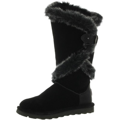 

Женские черные овчинные ботинки Bearpaw Sheilah, размер 6, средний (B,M) BHFO 0487, Черный