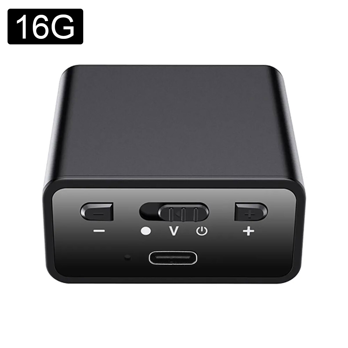 Mini Spy Digital Voice Activated Recorder Magnetic 16GB Audio MP3 Player Device