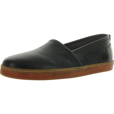Мужские черные кожаные мокасины-слипоны George Brown 9.5 Medium (D) BHFO 4298
