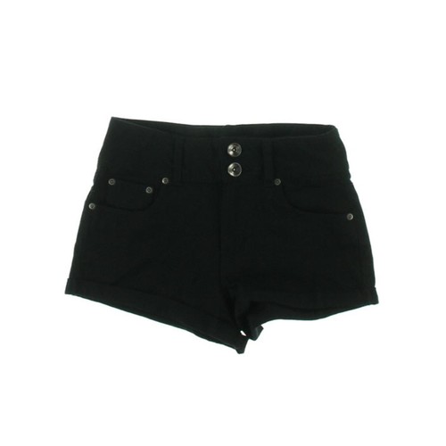 Color Black Rise High Waist