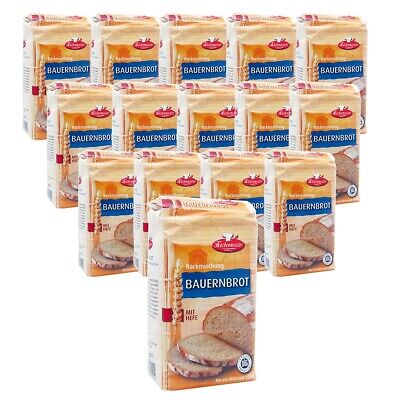 BIELMEIER KÜCHENMEISTER Brotbackmischung Bauernbrot 15 Stück á 500g made in Germ