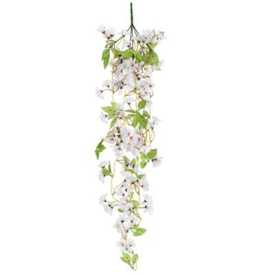1/2/4x Hanging Fake Flowers Vine Artificial Garland Plants Home Paryt Decor