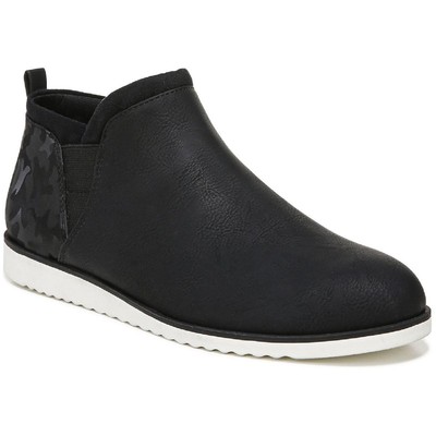 LifeStride Womens Zion Black Faux Leather Shooties 7 Wide (C,D,W) BHFO 0257