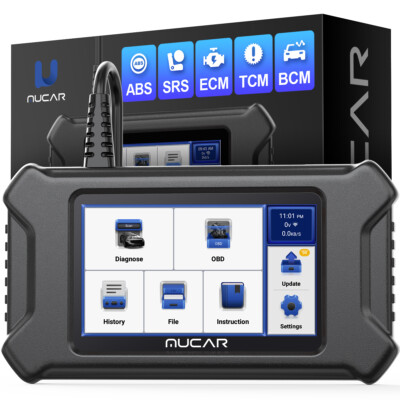 MUCAR CS5 Car OBD2 Scanner Code Reader Check Engine ABS SRS Diagnostic Scan Tool
