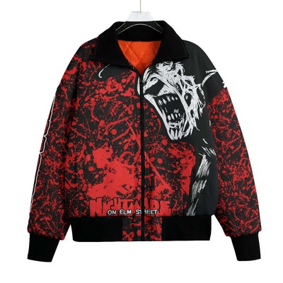 Nightmare Knitted Fleece bomber jacker