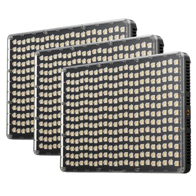 Aputure Amaran P60x 60 Вт Двухцветная светодиодная панель с мягким светом, комплект из 3 ламп #APA0138A11