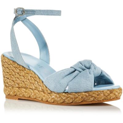 Женские синие босоножки на платформе Stuart Weitzman, 6 средних размеров (B,M), BHFO 1641