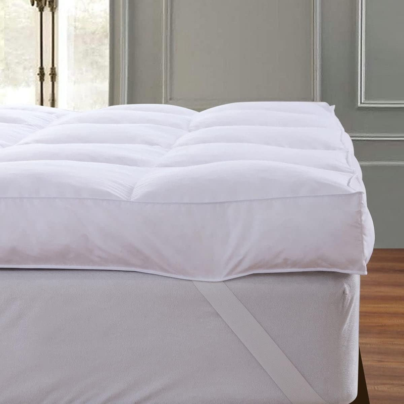 Extra Thick 3 Inch Mattress Topper Cooling Pillow Top Mattress Pad Hotel Quality