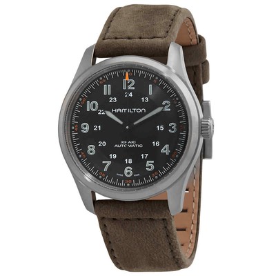 Часы унисекс Hamilton Khaki Field с автоматическим черным циферблатом H70205830