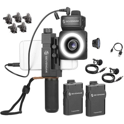 Movo Photo SMARTCINE-W2 SmartCine Wireless Smartphone Video Kit, 2 петличных микрофона